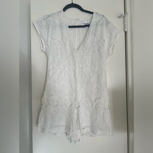 NWT Line + Dot White Romper
